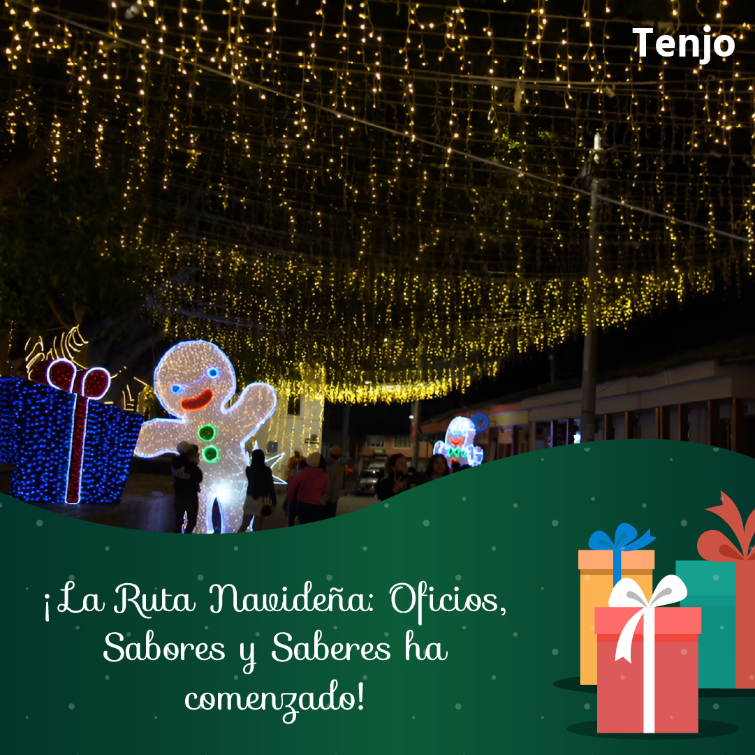 Asocentro_'s tweet photo. Este diciembre, disfruta de Tenjo iluminado por la magia de la Navidad.

Un lugar lleno de luces brillantes, ambiente festivo y actividades especiales para toda la familia

#RutaNavideñaTenjo #TenjoMagico #NavidadEnTenjo #AçaíBrasil #PanDeMaíz #LanaDeRuanas #SaborDeTenjo https://t.co/lAeREcu8Bj