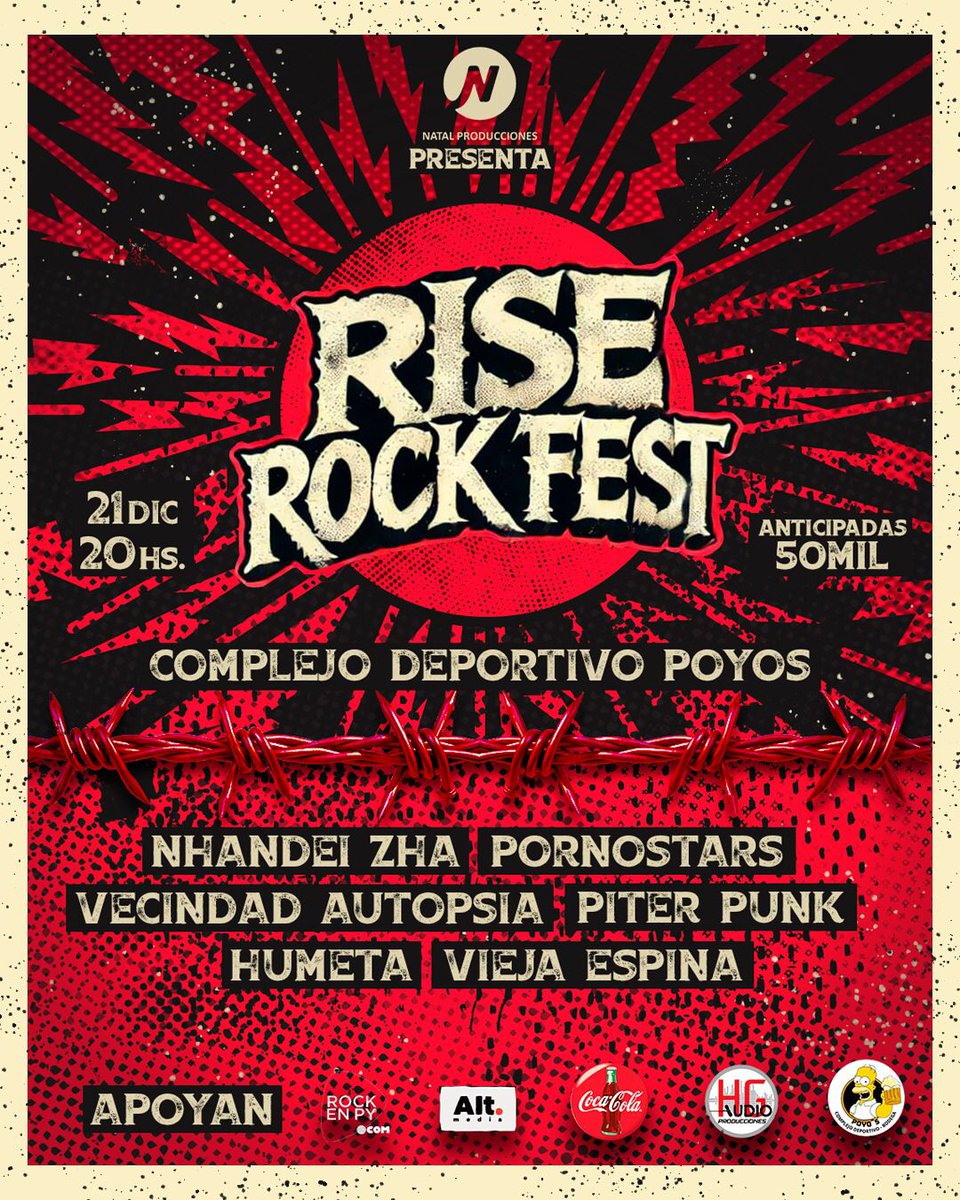RISE ROCK FEST 🇵🇾🤘