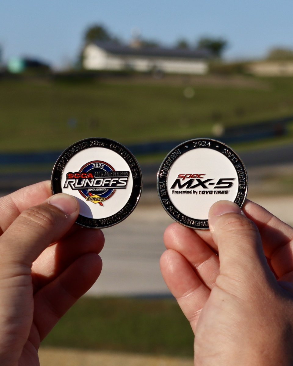 As we head into the holiday season, we wanted to show these awesome challenge coins we gave our drivers &amp; team members who attended our inaugural <a href="/SCCAOfficial/">Sports Car Club of America</a> Runoffs as a National Championship-eligible class this past October!

Merry Christmas 🎅🎄🎁

#SpecMX5