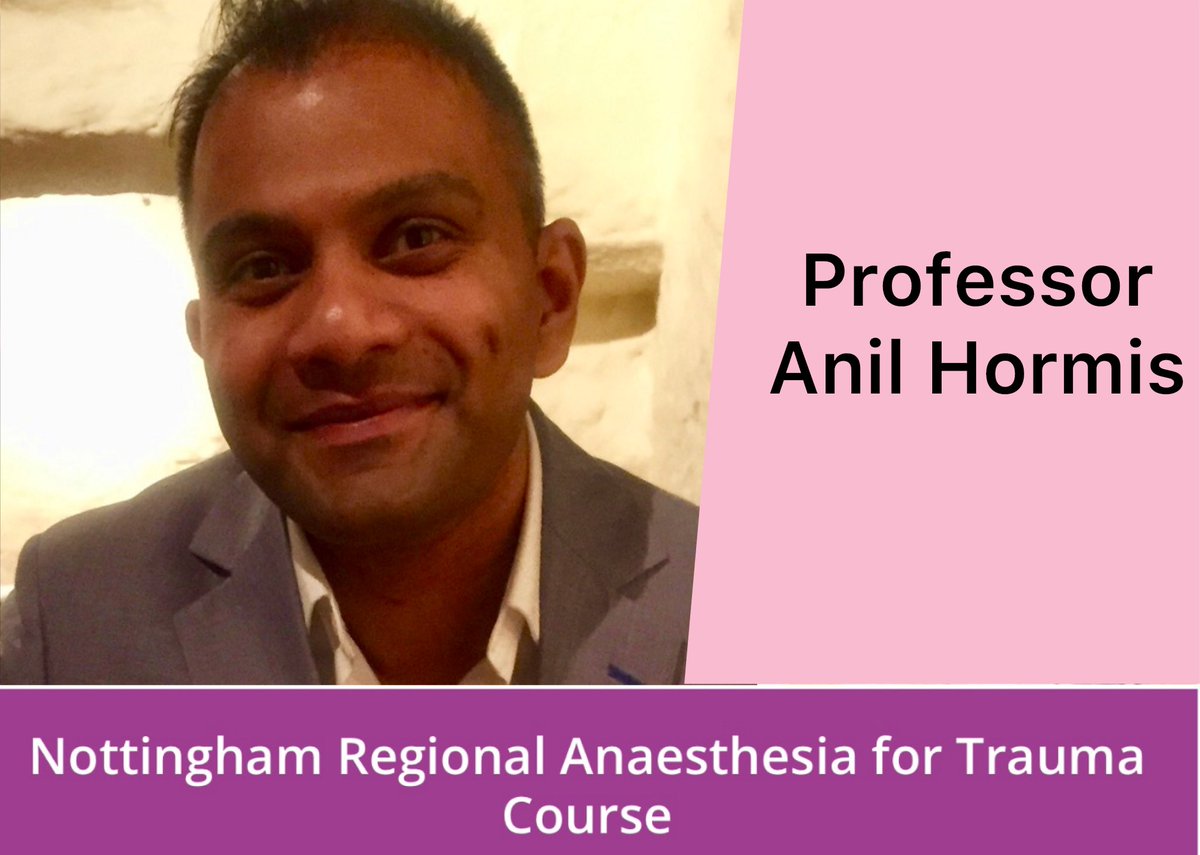 Amr Hassan (@dramrsharaf) on Twitter photo We are very thrilled to announce that Prof <a href="/anilhormis/">Anil Hormis</a> will be our guest faculty for
Nottingham Regional Anaesthesia
for Trauma Course
🗓️10th Febr 25
⭐️6 CPD RCOA points
Book 👉 dreeam.ac.uk/courses/nottin…
Looking forward to it 😃 We are very thrilled to announce that Prof <a href="/anilhormis/">Anil Hormis</a> will be our guest faculty for
Nottingham Regional Anaesthesia
for Trauma Course
🗓️10th Febr 25
⭐️6 CPD RCOA points
Book 👉 dreeam.ac.uk/courses/nottin…
Looking forward to it 😃