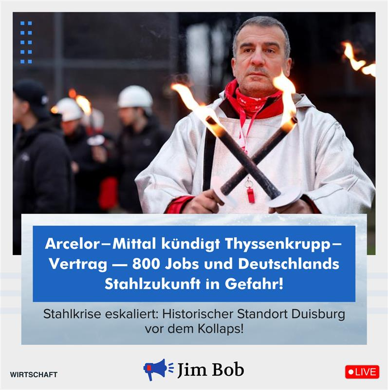 E_Boeminghaus's tweet image. Nächster wirtschaftlicher Horror kurz vor Weihnachten: Arcelor-Mittal kündigt Vertrag mit Thyssenkrupp – 800 Jobs in Duisburg bedroht!

#ArcelorMittal #Thyssenkrupp #Stellenabbau 

Ein Schock kurz vor Weihnachten: Arcelor-Mittal kündigt den jahrzehntelangen Liefervertrag mit…