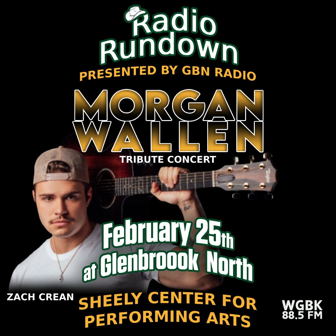GBN_Radio (@gbn_radio) on Twitter photo HOT OFF THE PRESS 🔥 <a href="/ZachCrean/">Zach Crean</a> from the nation’s number one Morgan Wallen tribute at the #RadioRundown 🚀 This February 25, 2025 at GBN📍
Tickets on sale after winter break in the bookstore 🎟️
Hosted by GBN Radio Personalities🎙 HOT OFF THE PRESS 🔥 <a href="/ZachCrean/">Zach Crean</a> from the nation’s number one Morgan Wallen tribute at the #RadioRundown 🚀 This February 25, 2025 at GBN📍
Tickets on sale after winter break in the bookstore 🎟️
Hosted by GBN Radio Personalities🎙