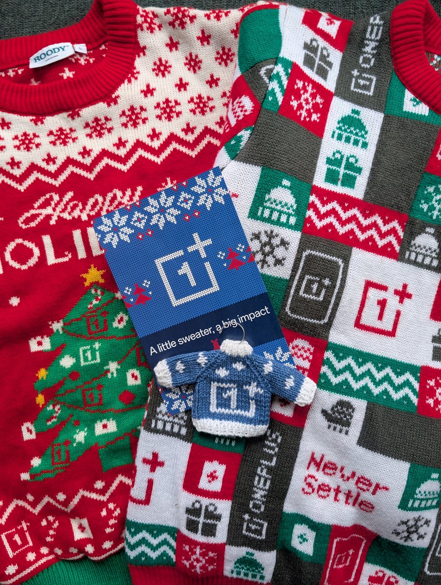 Maurice Klaehne (@mklaehne) on Twitter photo Another year of <a href="/OnePlus_USA/">OnePlus_USA</a> holiday sweaters in the books! Happy holidays! This one is going on my parents tree. Another year of <a href="/OnePlus_USA/">OnePlus_USA</a> holiday sweaters in the books! Happy holidays! This one is going on my parents tree.