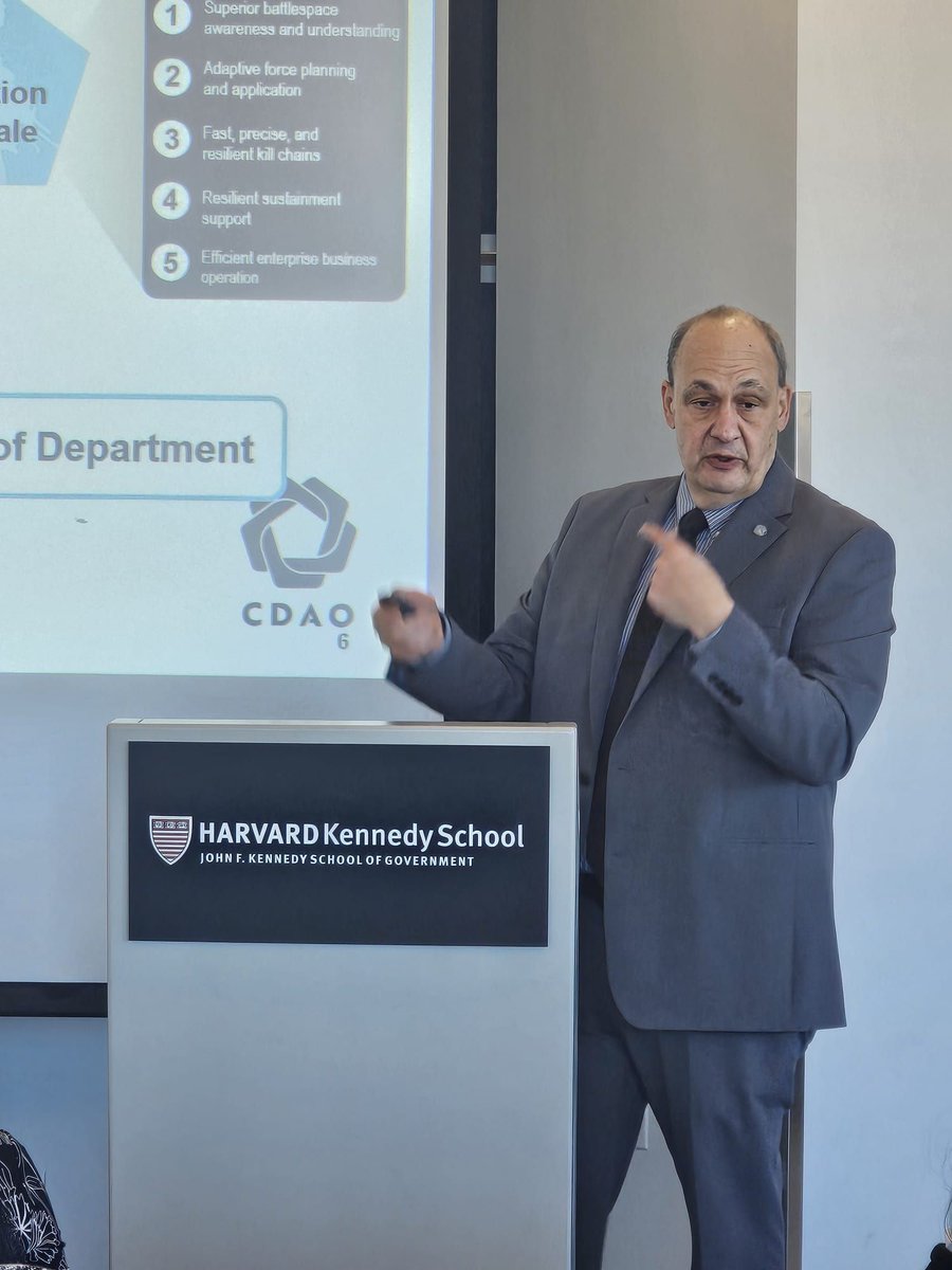 DOD Chief Digital & AI Office (@dodcdao) on Twitter photo The CDAO’s Danny Holtzman spoke to the <a href="/HarvardBizGov/">Mossavar-Rahmani Center for Business & Government</a> PIC recently about AI & cybersecurity’s role in defense & national security. Big thanks to HKS for a great discussion! #AI #Cybersecurity #NationalSecurity #HKS The CDAO’s Danny Holtzman spoke to the <a href="/HarvardBizGov/">Mossavar-Rahmani Center for Business & Government</a> PIC recently about AI & cybersecurity’s role in defense & national security. Big thanks to HKS for a great discussion! #AI #Cybersecurity #NationalSecurity #HKS