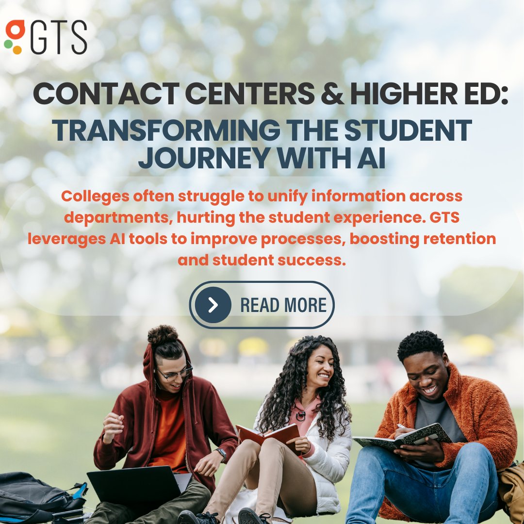 GTS_CX_AI's tweet photo. 🎓 Transforming Higher Education with AI: A New Era of Student Success is Here!   

AI can help your college or university beat challenges in providing excellent student experiences and thrive in this new modern landscape!  

Read more here: https://t.co/txMd607O7Z https://t.co/LTtosqOjgO