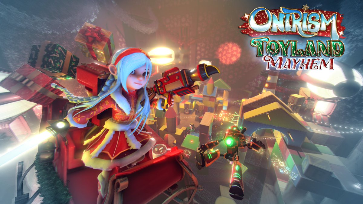 Happy Holidays everyone ! ❄️
The Toyland Mayhem event is out, and Onirism is also on sale for the #SteamWinterSale !
#gamedev #indiegame #IndieGameDev #madewithunity #unity3d  #indiedev 

Patchnotes: store.steampowered.com/news/app/10576…