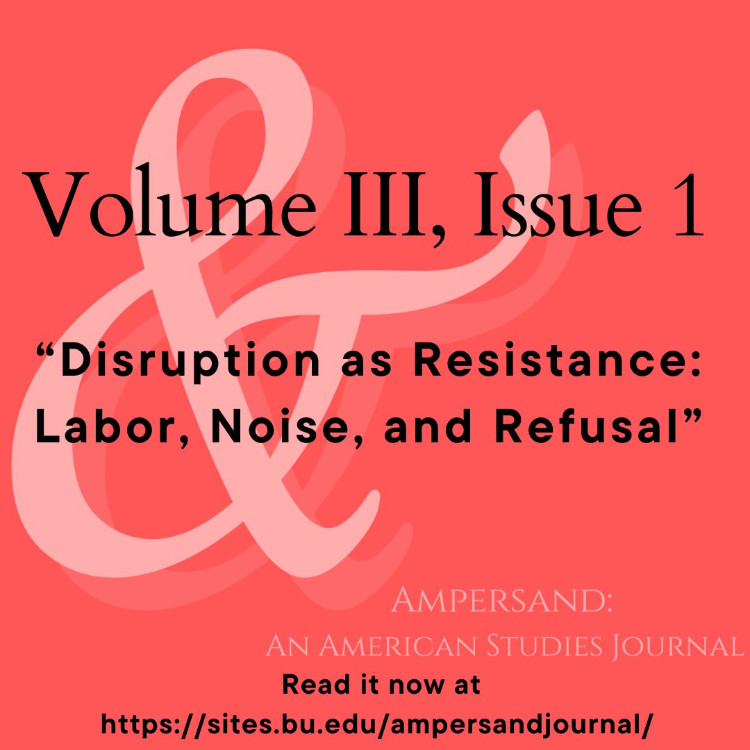 Ampersand: An American Studies Journal tweet media