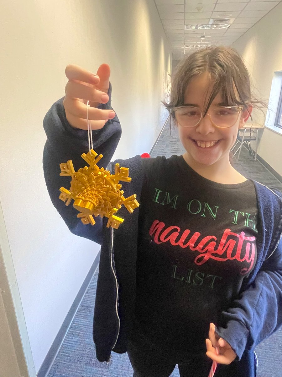 From designing holiday ornaments in <a href="/tinkercad/">Tinkercad</a> to making pixel posters using conditional coding, these Mavericks got creative with their gift giving. Happy holidays to the wonderful students that show up every morning at 7 a.m. ready to work. Can’t wait to see you in 2025!!