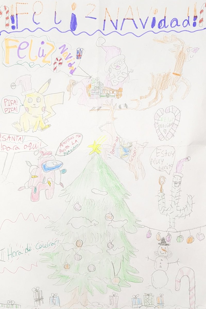 Modern Foreign Languages (@bassalegmfl) on Twitter photo Our Year 7 Spanish classes would like to wish you all a "Feliz Navidad".
(Digital cards designed by our very talented Year 7 card competition winners)
<a href="/FScott_Teach/">MrsFScott-Jones</a> <a href="/MrLWheeler/">Mr L Wheeler</a> <a href="/BassalegSchool1/">Bassaleg School</a> <a href="/MrsHThomas1/">Mrs H Thomas</a> <a href="/MrsRRichards15/">MrsRRichards ๐๐ด๓ ง๓ ข๓ ฅ๓ ฎ๓ ง๓ ฟโฝ๏ธ๐ซ๐ท ๐ช๐ธ๐จโ๐ณ</a> Our Year 7 Spanish classes would like to wish you all a "Feliz Navidad".
(Digital cards designed by our very talented Year 7 card competition winners)
<a href="/FScott_Teach/">MrsFScott-Jones</a> <a href="/MrLWheeler/">Mr L Wheeler</a> <a href="/BassalegSchool1/">Bassaleg School</a> <a href="/MrsHThomas1/">Mrs H Thomas</a> <a href="/MrsRRichards15/">MrsRRichards ๐๐ด๓ ง๓ ข๓ ฅ๓ ฎ๓ ง๓ ฟโฝ๏ธ๐ซ๐ท ๐ช๐ธ๐จโ๐ณ</a>