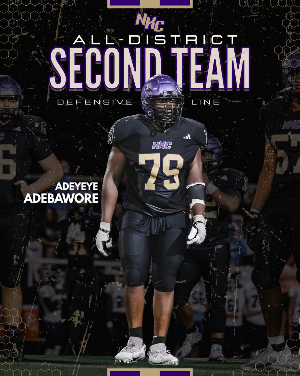 NKC Hornet Football (@nkchornetfb) on Twitter photo 🏆 All-District 2nd Team 🏆
Big congrats to <a href="/yeyebawore/">Adeyeye Adebawore</a> for earning All-District 2nd Team - Defensive Line honors! 💪🐝
A relentless force on the line—he brought the physicality every game! 🔥🏈
#EverythingEarned | #HiveStrong 🏆 All-District 2nd Team 🏆
Big congrats to <a href="/yeyebawore/">Adeyeye Adebawore</a> for earning All-District 2nd Team - Defensive Line honors! 💪🐝
A relentless force on the line—he brought the physicality every game! 🔥🏈
#EverythingEarned | #HiveStrong