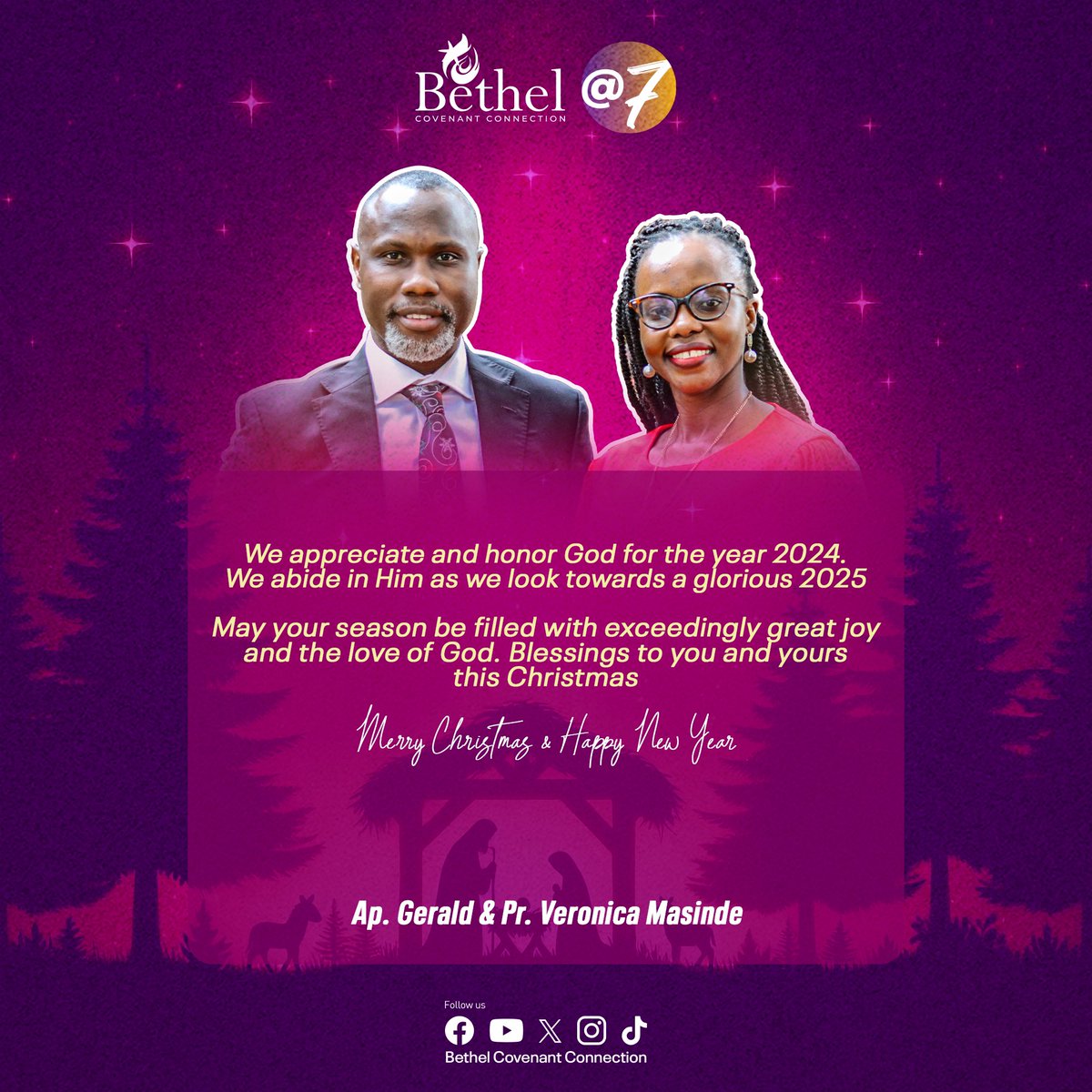 Bethel_Covenant's tweet photo. Merry Christmas from us to you! #CovenantConnection #JoyInTheNewBornKing #ExceedinglyGreatJoy #Christmas https://t.co/WZiD2SzUKl