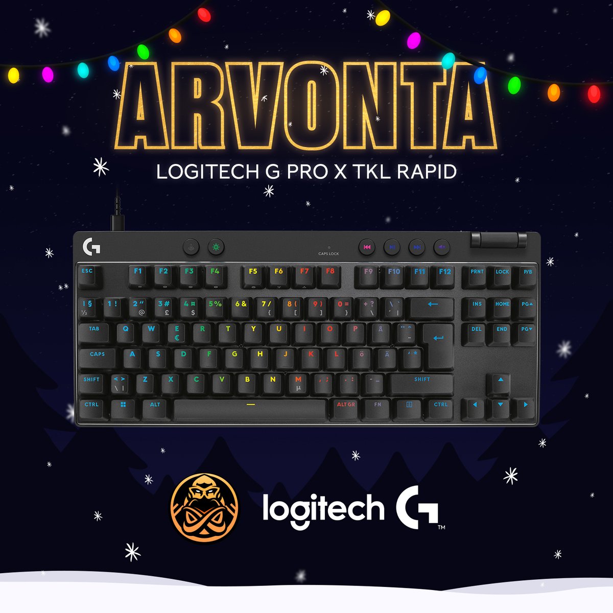 Uusi näppis uuteen vuoteen 😍 Osallistu arvontaan ja voit voittaa <a href="/LogitechG/">Logitech G</a> PRO X TKL Rapid näppäimistön!

Näin osallistut:
🫂 Seuraa <a href="/ENCE/">ENCE</a>
🔁 RT postaus
💬 Kommentoi mitä teet/teit joululomalla

Voittaja arvotaan 6.1.2025.