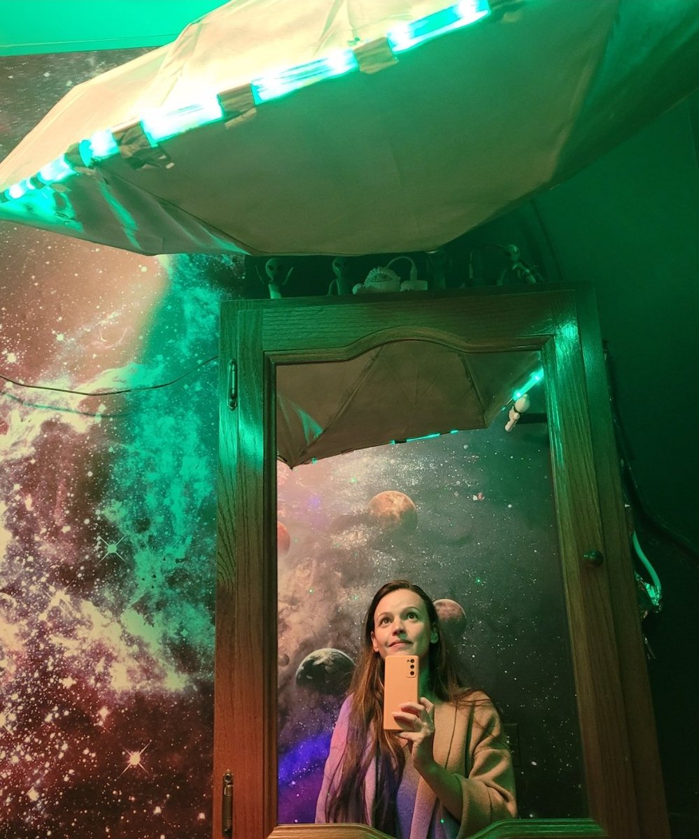 EventeurChi's tweet image. Just stepped through a bookstore portal &amp;amp; landed in outer space!🚀✨ Don’t miss your chance to experience @OuttaSpaceBerwyn befoberwynre end of time! Amazing concerts &amp;amp; events happening all the way to New Year's Eve! Let's make cosmic memories! 🌌#whyberwyn #communityofcharacters