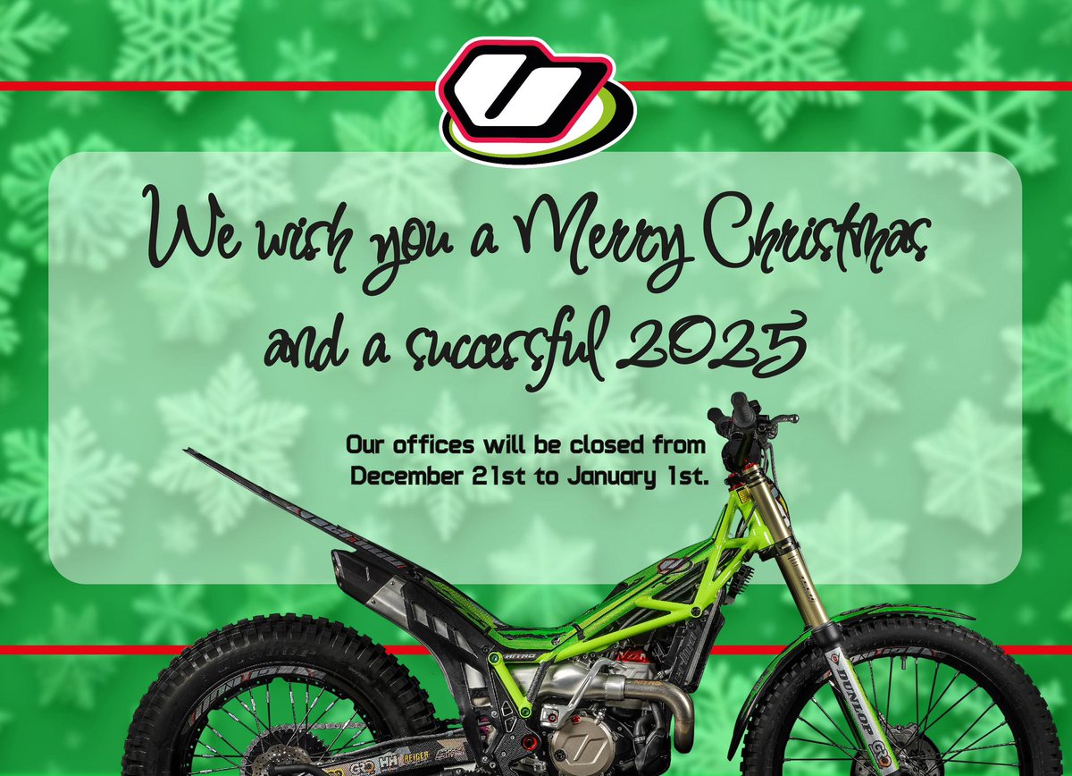VertigoTrial's tweet photo. 🇬🇧 From Vertigo Motors we wish you all a Merry Christmas and hope that 2025 will be a year full of success for everyone 🎄💚

🇪🇸 Desde Vertigo Motors os deseamos a todas y a todos unas Felices Fiestas y esperamos que el 2025 sea un año cargado de éxitos para todos 🎄💚 https://t.co/b5pW3OJCvT