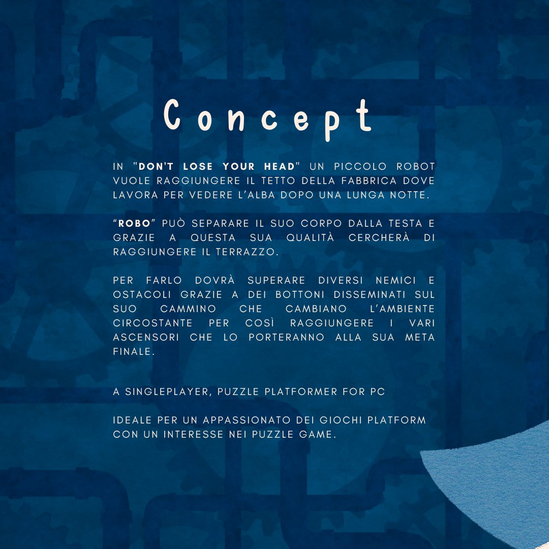 iMasterArt's tweet image. 🌟 Non perdere la testa... o forse sì? 🤖
Scopri &quot;Don&apos;t Lose Your Head&quot;, un progetto straordinario realizzato da una talentuosa studentessa del nostro Master! 🚀✨

 #VideoGameArt #RobotAdventures #MasterTalent #CreativityInGames #iMasterArt #iMasterArtAcademy