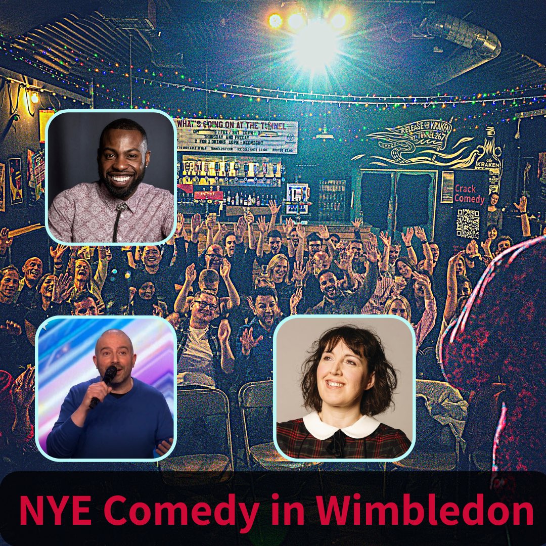 Crack Comedy (@crackcomedy) on Twitter photo Time to book that New Year's Eve event! We have Darren Harriott (Live at the Apollo), <a href="/stefanompaolini/">Stefano Paolini</a> (Britain's Got Talent), <a href="/eleanortiernan/">Eleanor Tiernan</a> (Comedy Central) and our own Erich McElroy. All at the brilliant Tunnel 267.
tickettailor.com/events/crackco… Time to book that New Year's Eve event! We have Darren Harriott (Live at the Apollo), <a href="/stefanompaolini/">Stefano Paolini</a> (Britain's Got Talent), <a href="/eleanortiernan/">Eleanor Tiernan</a> (Comedy Central) and our own Erich McElroy. All at the brilliant Tunnel 267.
tickettailor.com/events/crackco…
