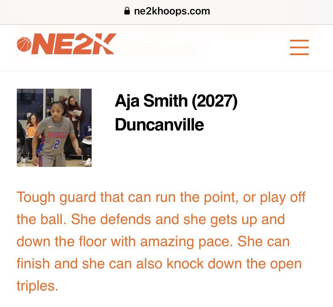 Aja Smith (@aja_hoops) on Twitter photo Thank you for the evaluation ππΎ Thank you for the evaluation ππΎ
