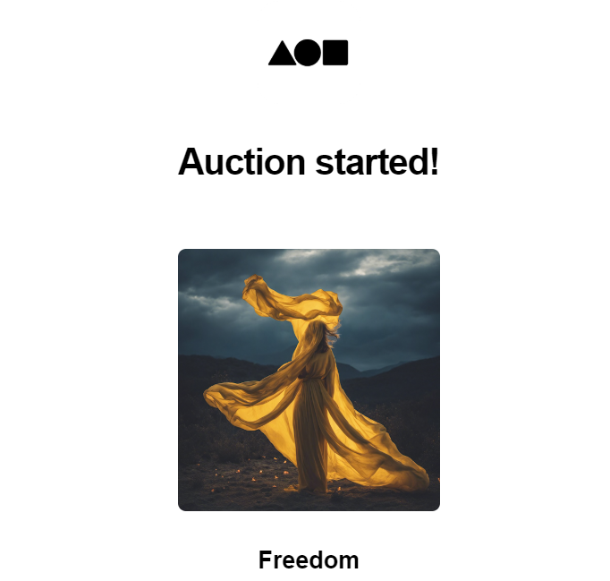 🚨 Auction started 🚨🤯

OMG! The best Christmas gift has just happened! 😍 My art Freedom just got a bid! 🥳🎉

I couldn't find your X, but thank you so much! I would love to know who you are! 🤗🫂

This just made my day! 🥹 🖇️⤵️