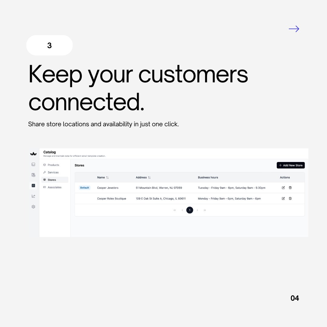 CrownSyncAI's tweet image. Supercharge your customer experience team with CrownSync AI.

#Productivity #LuxuryRetailTech #CrownsyncAI #LuxuryRetail #Jewelry #CustomerExperience #CustomerEngagement #AI