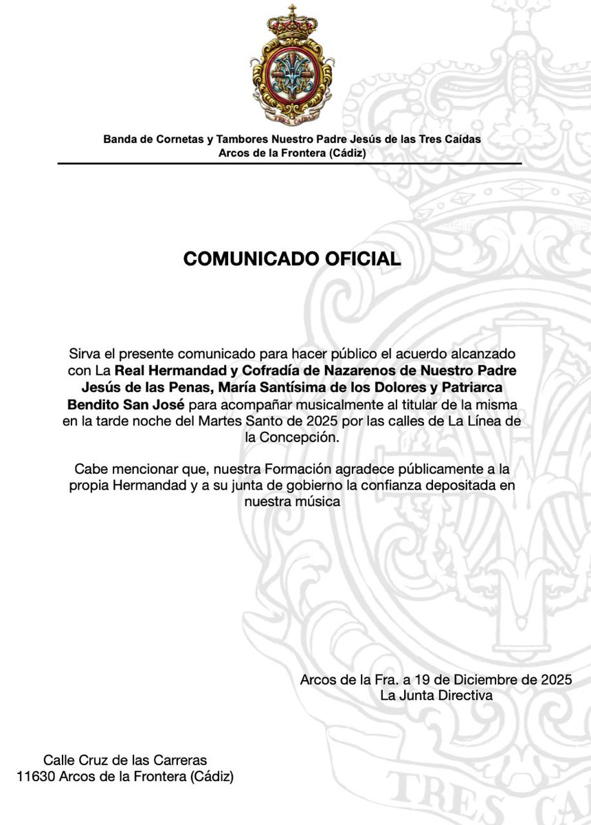 📌 𝐂𝐎𝐌𝐔𝐍𝐈𝐂𝐀𝐃𝐎 𝐎𝐅𝐈𝐂𝐈𝐀𝐋 𝐌𝐀𝐑𝐓𝐄𝐒 𝐒𝐀𝐍𝐓𝐎