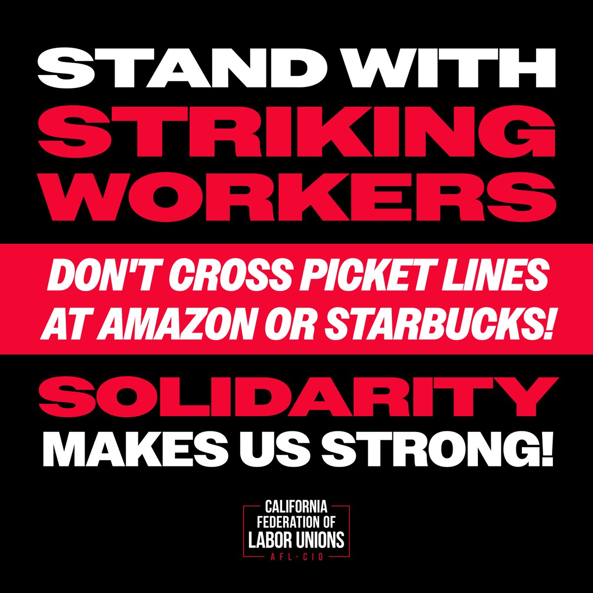 California Federation of Labor Unions tweet media