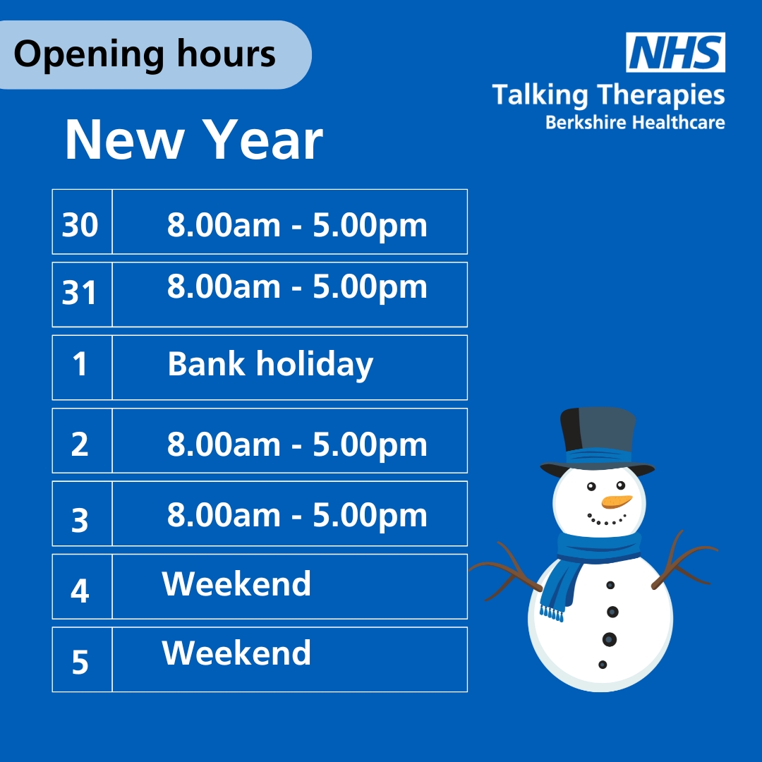 If you need to speak to us over the Christmas holiday, please note our opening hours below 👇 

We're back to normal opening hours from Monday 6 January 2025 ❄️ 

See our website for more info on where to get support while we're closed orlo.uk/CTz1c