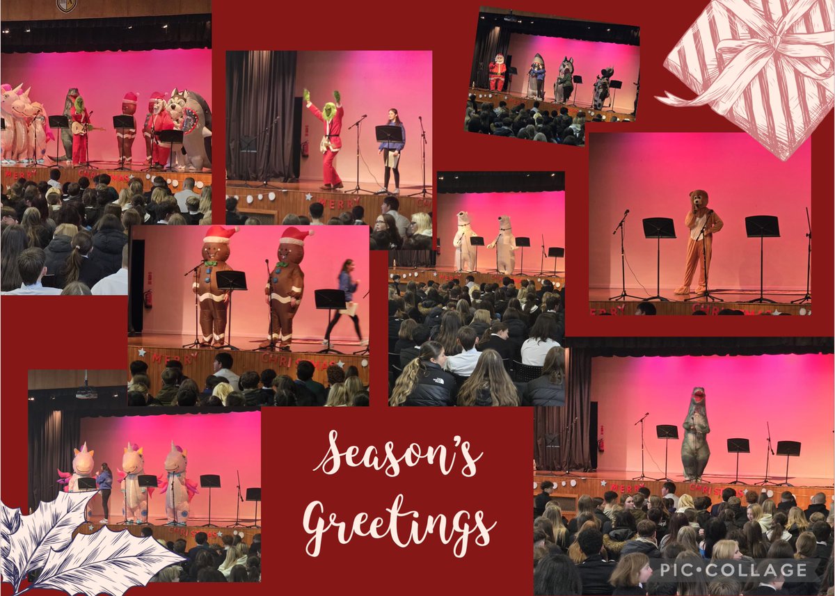 Fantastic performances today to end the term. Congratulations to Geoff Holiday aka Mr Black!