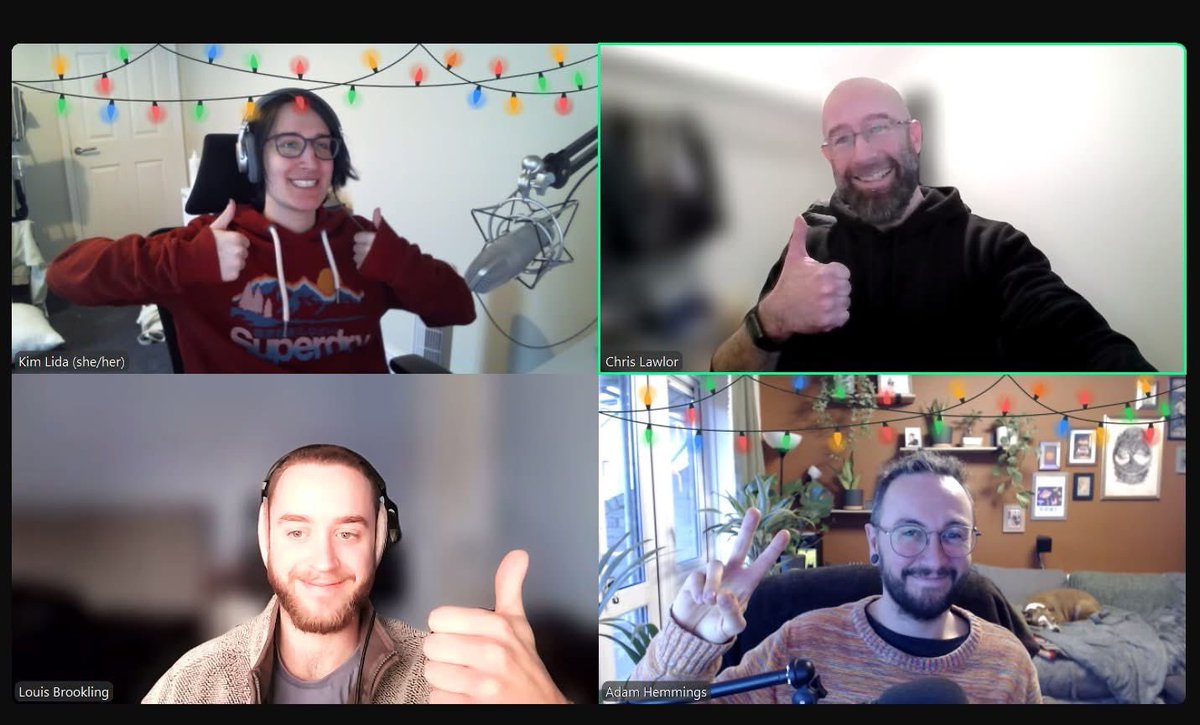 theSchoolOfCode's tweet image. Schools out for Christmas!🎅
Today was the last day for our bootcampers before taking a well-deserved break for the holidays! We&apos;re so proud of them all!🙌 
We ended the day with our Community Virtual Xmas Party with lots of mini Xmas-themed energisers, challenges and fun! 🎉