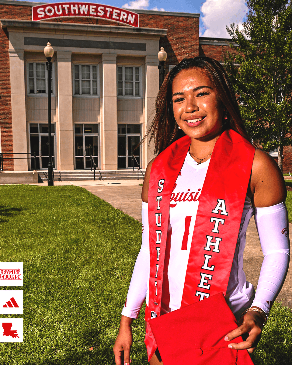 RaginCajunsVB's tweet photo. ๐จ๐๐๐ถ๐บ๐ฎ๐๐ฒ goal achieved! ๐
๐ค๐ Congratulations to our Class of 2024 fall term #RaginGrad, ๐ฆ๐ถ๐ฒ๐ป๐ฎ ๐๐ฒ๐๐ฎ๐บ๐ฏ๐ฟ๐ฎ!
#GeauxCajuns https://t.co/bTnu1WyFRg