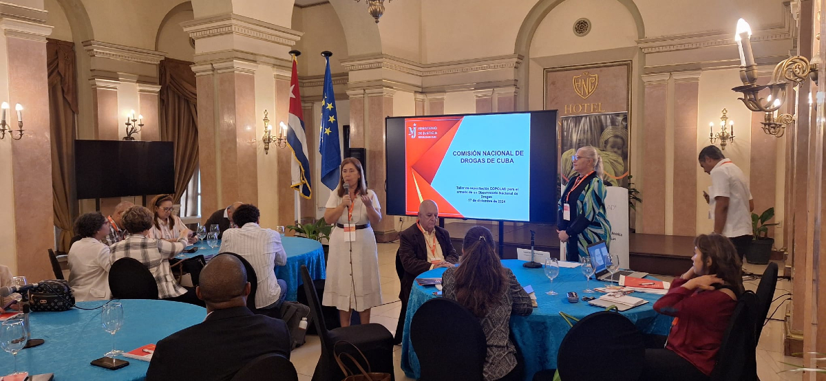 ProgramaCOPOLAD's tweet image. #NEWS Cuba 🇨🇺 begins the process of setting up its National Drug Observatory.

🤝 With @UEenCuba, @MINJUSCUBA and @FIIAPP.

➕ INFO on our website 👉 s.mtrbio.com/kepymoeknx

#DrugPolicies