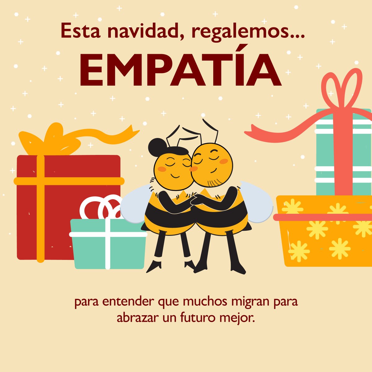 enlacolmena's tweet photo. 🎁✨ ¿Cuál es el regalo más valioso?💕 Definitivamente, aquel que damos con nuestro corazón y que buscan el bienestar de todas las personas.🎄¡Les deseamos una navidad cargada de paz! ​
#SomosColmena #NavidadConEsperanza #tradición #tradiciones #migraciónsegura #OIM #whpinaction https://t.co/qc8wMHSPcd