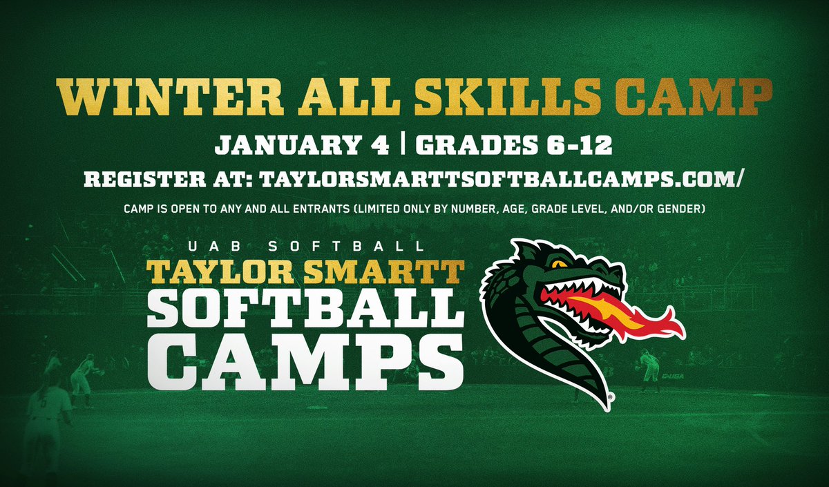 🚨𝐖𝐢𝐧𝐭𝐞𝐫 𝐂𝐚𝐦𝐩 with the 𝓑𝓵𝓪𝔃𝓮𝓻𝓼🚨

❄️🥎⛺️🐉

🔗: bit.ly/4gOvC6F

📰: More camps and clinics will be announced very soon!