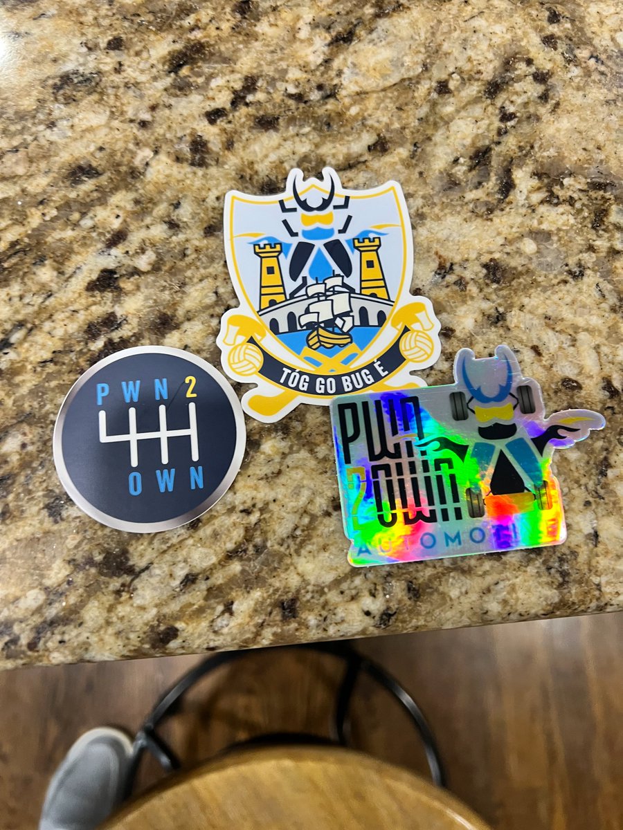 Stickers are in for the upcoming #Pwn2Own
 Automotive! Be there at Tokyo Big Sight for Automotive World and pick up a few. We'll also have some unique lapel pins in limited quantities. I can't believe we're just a month away.