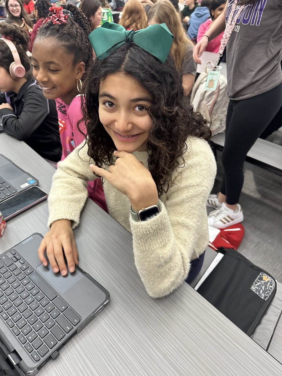Our students ready to start the break!