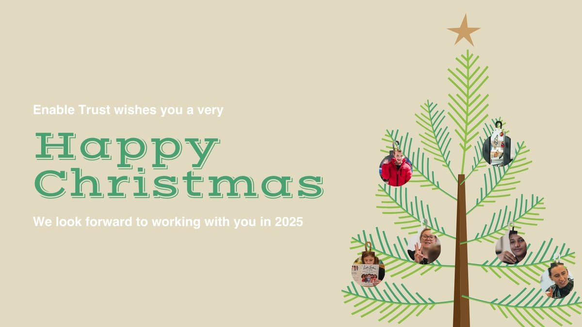 A very happy Christmas from all of us at Enable Trust.

As we conclude this remarkable year, we would like to take a moment to convey our appreciation for your support in 2024. We look forward to continuing this journey together in 2025.

#SEND #Education #learning #inclusion