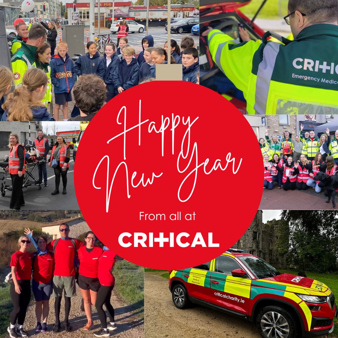 We would like to say a big thank you for all your amazing support in 2024 and thank you to all of our dedicated volunteers for the life-saving work you do day in and day out.

We're very excited to see what 2025 has in store. Happy New Year! 🎊

#CRITICALCharity #Charity #CFR