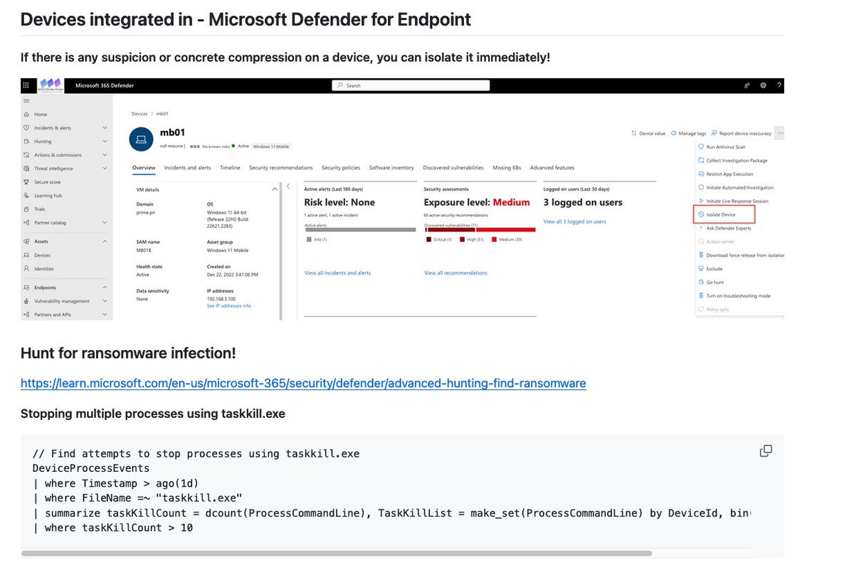 tomvideo2brain's tweet photo. Active Directory: Advanced Threat Hunting - Credential Theft and Ransomware Infection!
@Microsoft @github @MITREattack @msftsecurity @MVPAward #Microsoft #ActiveDirectory #MITREATT&CK #Eventlogs #Windows #mvpbuzz #coolstuff #communityrocks
👇👇👇👇
https://t.co/U8loBya57m https://t.co/f2yzSSD4Vw