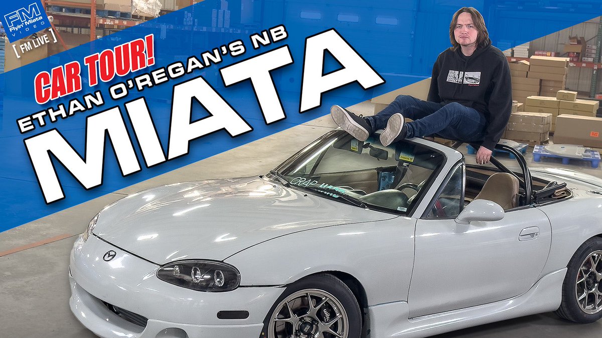 Now on YouTube in 4K! Check out Ethan and his Turbo NB!
youtu.be/9YiqHCBmzTs

#cartour #miata #miatalife #employeesrides #virtualtour #build #NB #turbo #grey #trackrat #QandA #projectmiata #tour #miatagang #miatacrew #FMLive #video #YouTube #miataisalwaystheanswer #flyinmiata