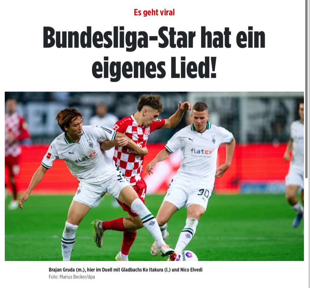 Danke für dieses absolut kranke Jahr!
Was aus einer kleinen Idee werden kann, ist echt unglaublich. Einmal meine Musik im Stadion &amp; Radio zu hören, hätte ich niemals erwartet. 
Das wäre ohne euch nicht möglich gewesen 🫶🏼

PS: Sonntag Abend gerne mal SWR Sport einschalten 😉