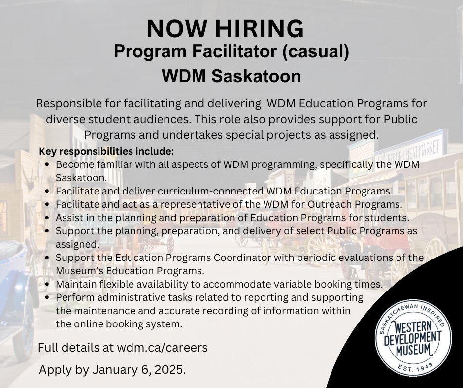 WDM (Western Development Museum) 🇨🇦 tweet media
