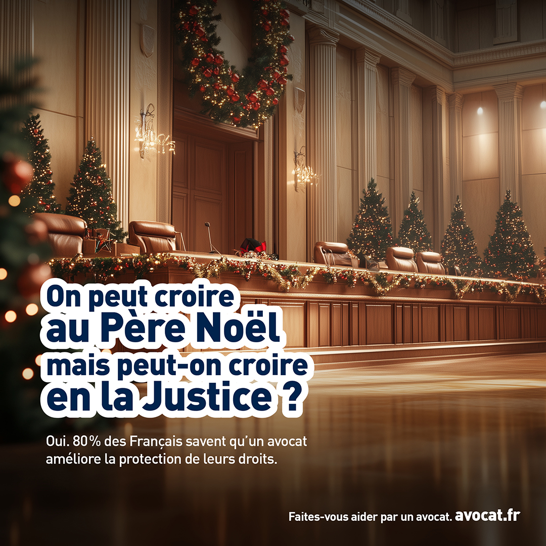 🔔 Pour le  Conseil national des barreaux #avocats <a href="/CNBarreaux/">Conseil national des barreaux - les avocats</a>⚖️, Okó dépose une campagne au pied du sapin 🎄🎅.

🔴 Parce que l’accès au tribunal n’est pas toujours un cadeau, Okó a créé en quelques jours une campagne de sensibilisation pour faire sourire et pousser à agir.