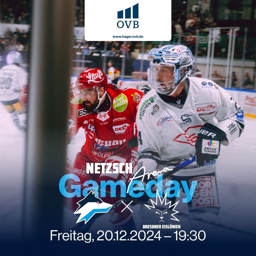 selberwoelfe's tweet image. Gameday in der NETZSCH Arena! 🏒🔥
Zuhause wollen wir heute mit Selbstvertrauen aus dem letzten Sieg das nächste Top-Team ärgern und Punkte im Vorwerk behalten!

#Gameday #NETZSCHArena #Heimspiel #SELDRE #WölfeGegenEislöwen #DEL2 #HerzblutEishockey #SelberWölfe