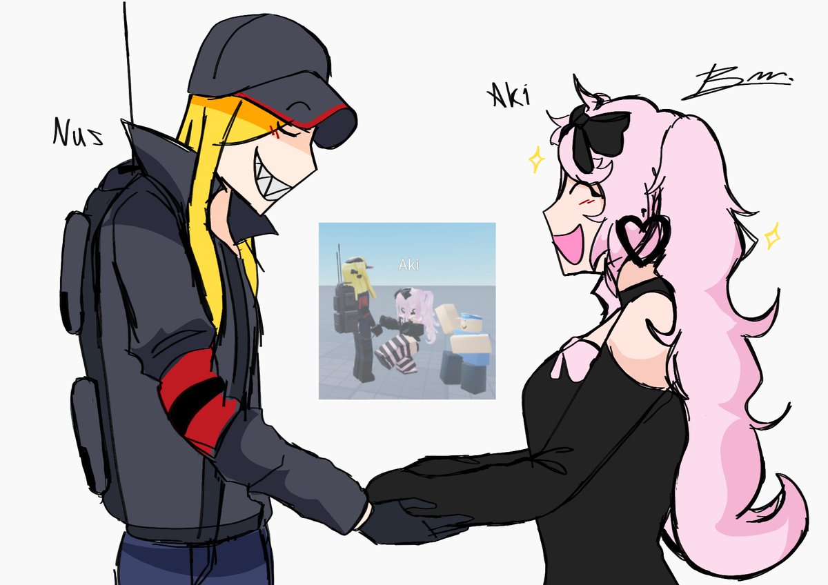 lin_oni_ga_ri's tweet photo. Us @akidark013 #roblox #robloxart #art #evade #evadeoc #oc #fanart https://t.co/yzgB06JqTt