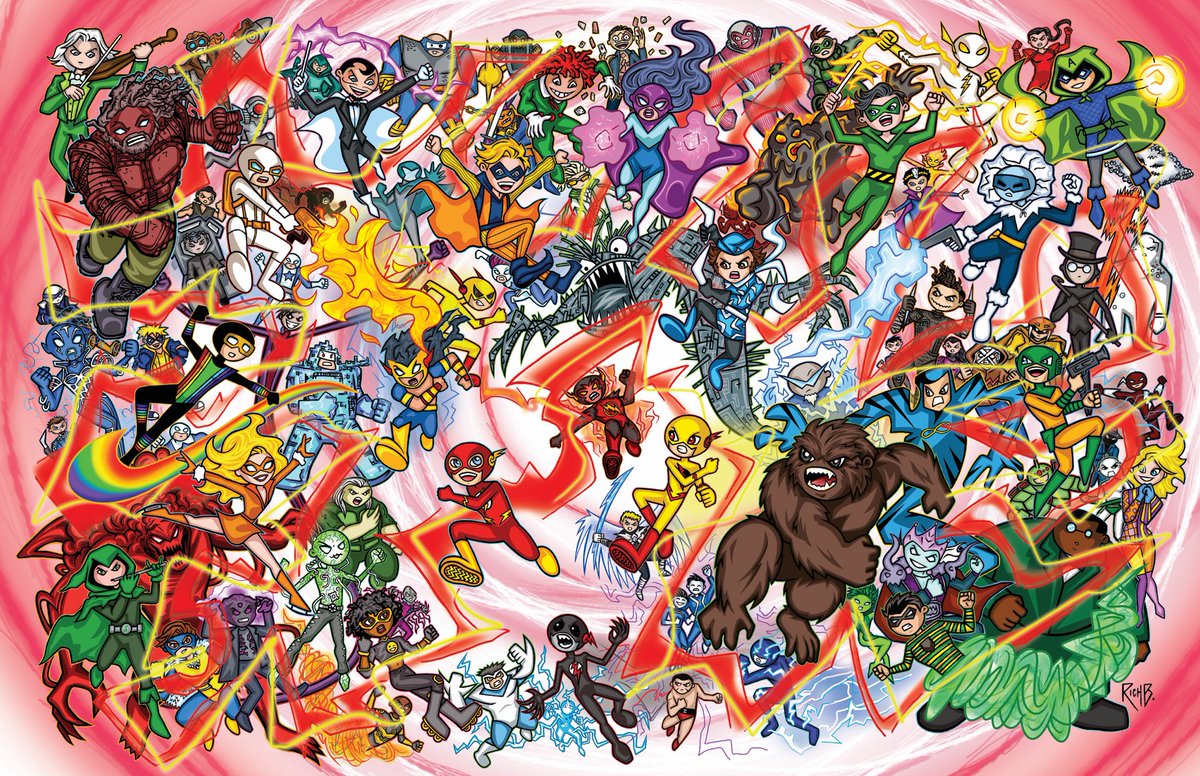 Toon Style Flash Vs Villains! Maybe my favorite of the Vs pieces I’ve done. I had a lot of fun doing this one adding all the energy. I would LOVE to do some DC or Marvel variant covers in this style! I hope to make that happen in 2025! Hint. Wink. 
#flash #dccomics