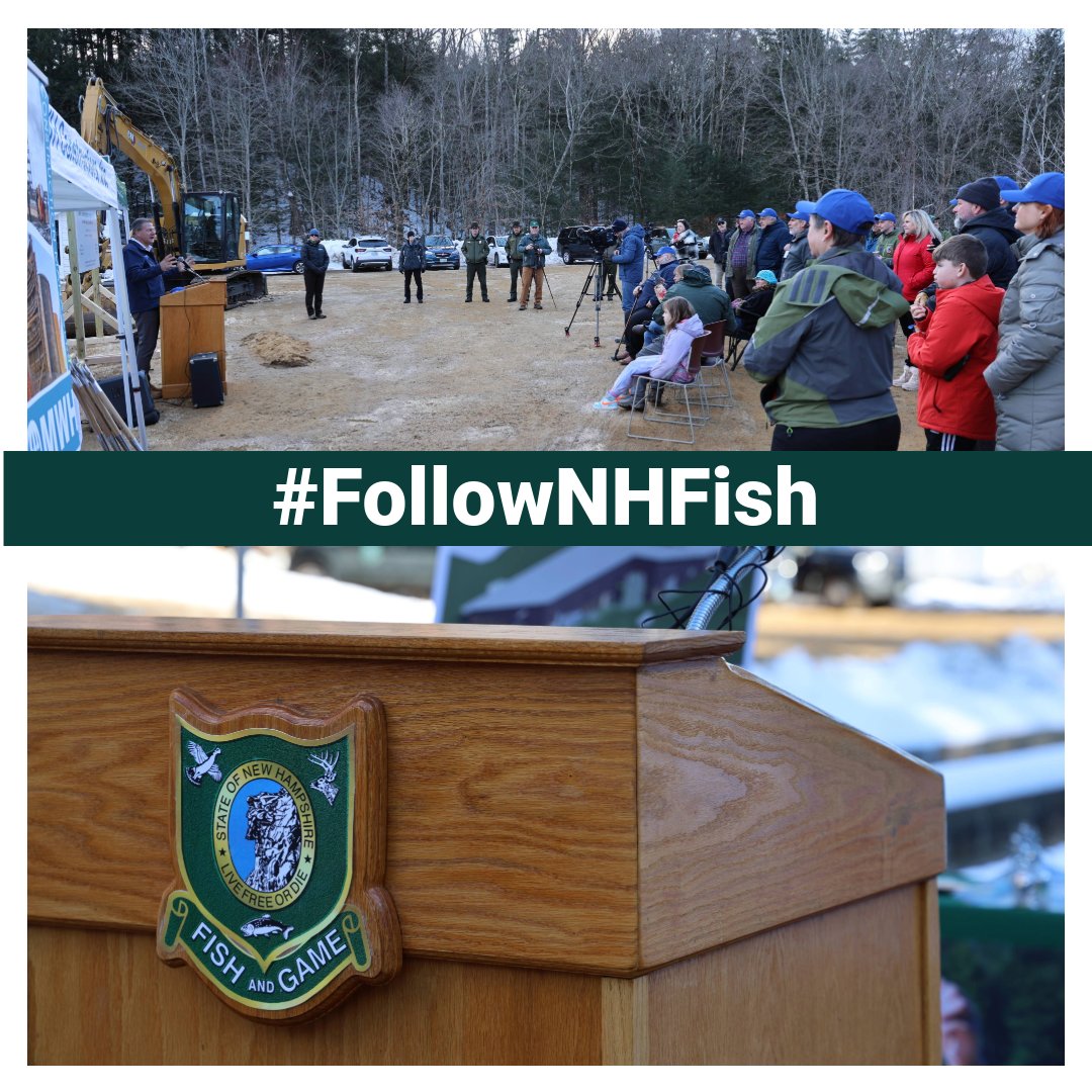 Exciting news! We’ve broken ground on the $47.3M New Hampton State Fish Hatchery, bringing modern upgrades &amp; sustainability to NH fisheries. Stay updated with #FollowNHFish! #construction #sustainability