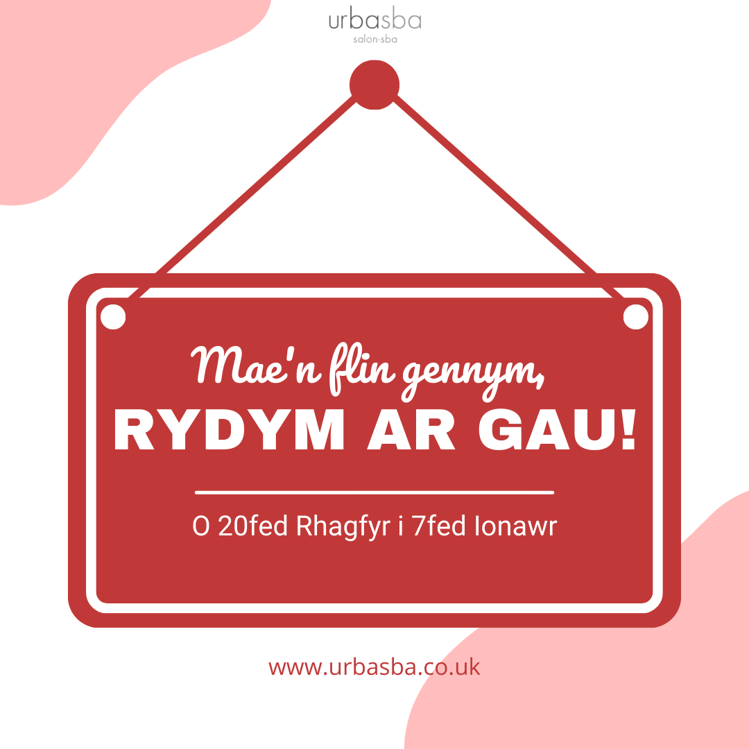 We’re closed | Rydym ar gau.

urbasba is now closed and will reopen on the 7th January.

Mae urbasba nawr ar gau ac yn ailagor ar y 7fed o Ionawr.