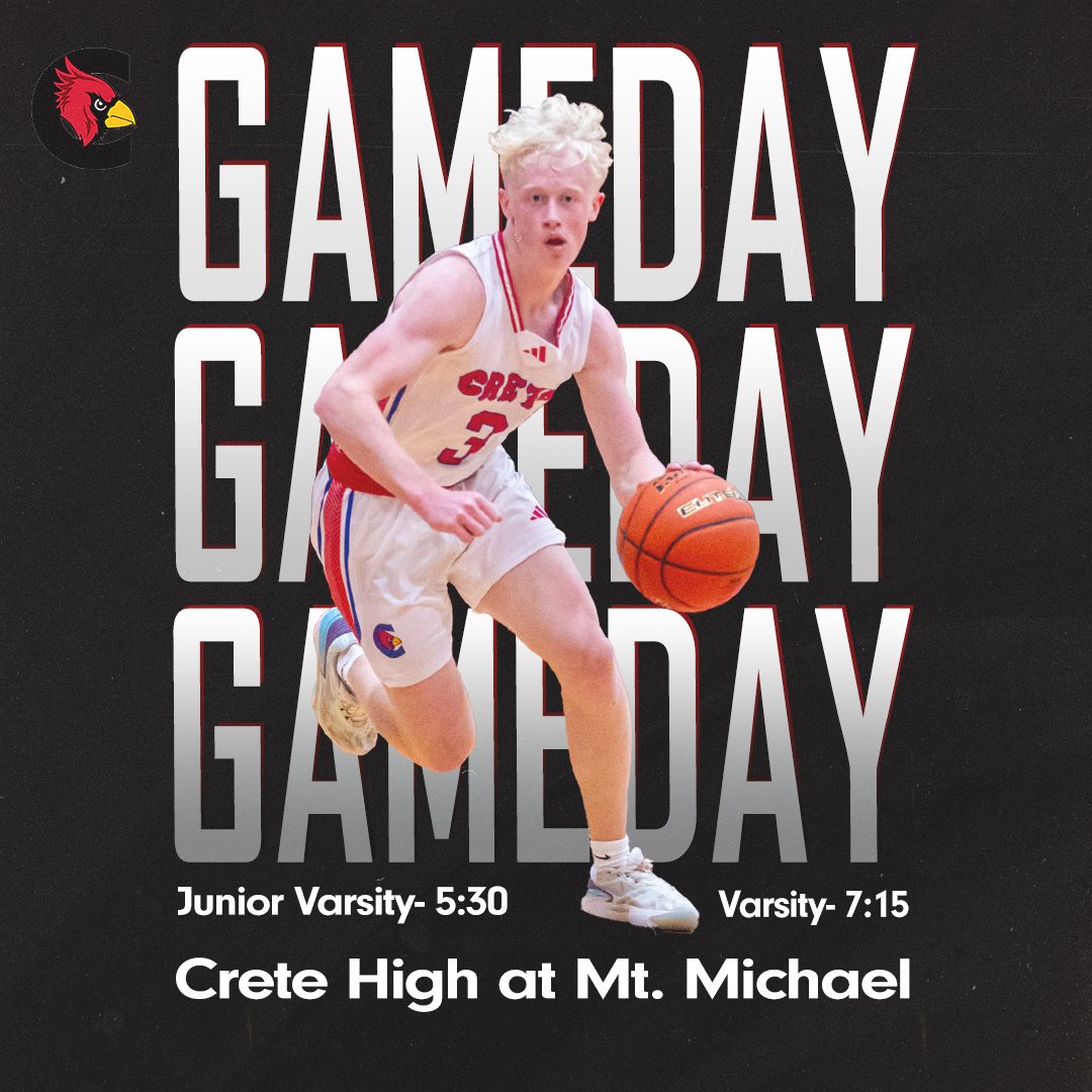 On the road at Mt. Michael Benedictine today‼️

🗓 12.20.24

⏰ JV - 5:30 Varsity - 7:15

📍 Mount Michael Benedictine High School

#BeGreat