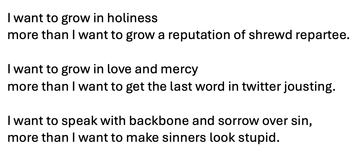 John Piper, writing in 2016 about his philosophy of social media use and the temptations that come with it: