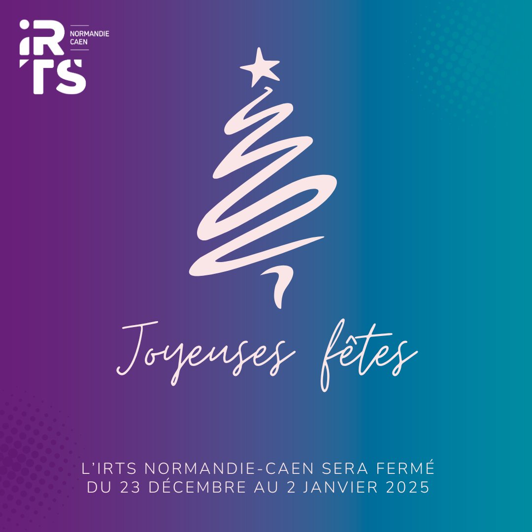 🎄Les équipes de l'IRTS Normandie-Caen vous souhaitent de belles fêtes de fin d'année.