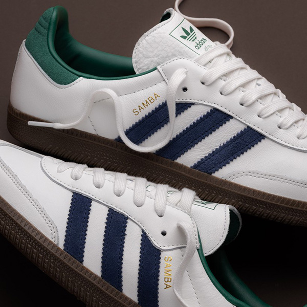 30% OFF savings are available for the white/navy-active green adidas Samba  OG at $70 + shipping. BUY HERE -> https://t.co/yh3VEDNVhZ (promotion - use  code FLASH30 at checkout)